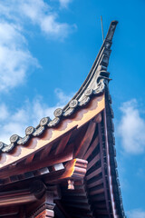 Fototapeta na wymiar chinese temple roof