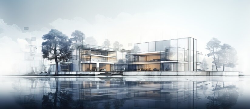 Architectural expertise for project brochure technical plan drawing