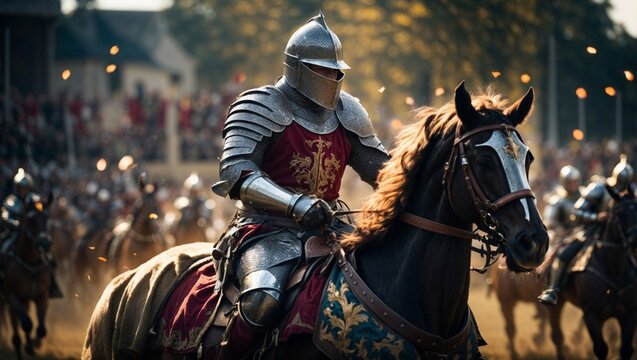 Medieval Valor: Knight in cavalry