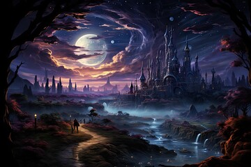 Fantasy landscape