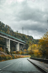 Autumn landscape in the north of Spain.