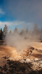 hot springs in yellowstone national park