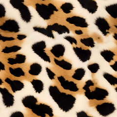 Seamless leopard pattern, jaguar texture, animal fur, African animal texture.