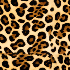 Seamless leopard pattern, jaguar texture, animal fur, African animal texture.