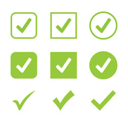 multiple check mark vector design