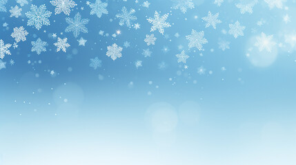 christmas background with snowflakes