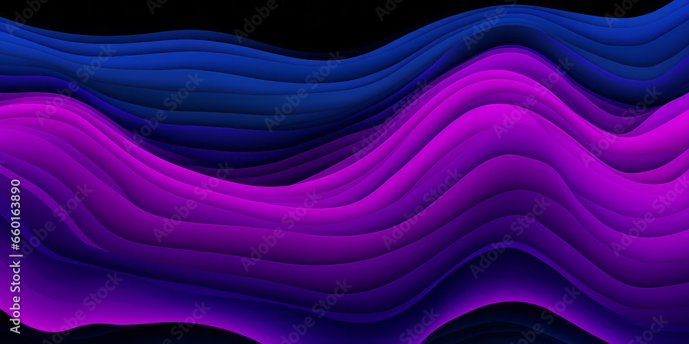 Aufkleber color ribbon pattern background. texture waves presentation backdrop. ai generative