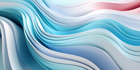 Blue color flow wave trendy background. Background for presentation, Copy space, backdrop. Colorful texture. Ai generative
