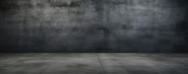 Texture dark concrete floor - obrazy, fototapety, plakaty
