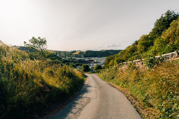 Scenic country road in England