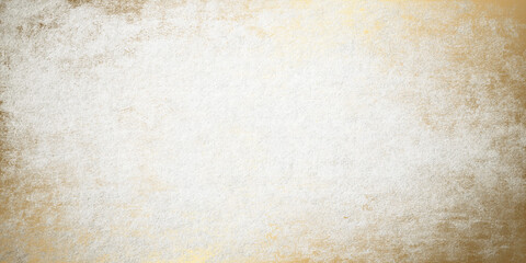 Vintage watercolor paper with gold grain texture. Abstract gold painting background for cover design, poster, flyer, cards, poster.  Old paper texture. Aged backdrop. Bronze paint.