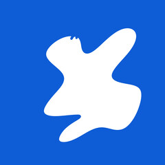 Colorful Schematic Hollow Frame Background