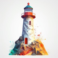 lighthouse on the island