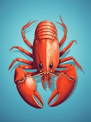 lobster on a plate