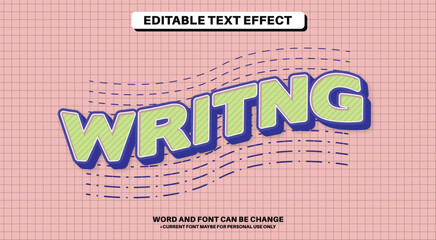 Unique Editable Text Effect - Writing