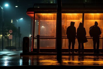 Waiting in Ambience: A Rainy Reprieve