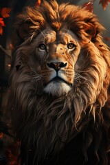 Fototapeta premium portrait of a lion
