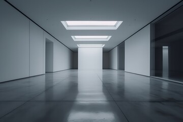 empty white room