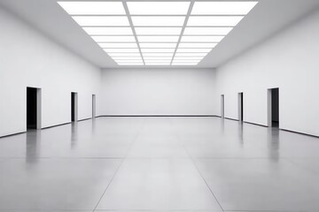 Obraz premium empty room with a window