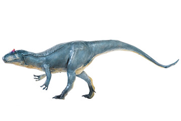 Obraz na płótnie Canvas Allosaurus dinosaur isolated background