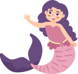 Sea Mermaid Illustration
