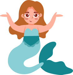 Sea Mermaid Illustration
