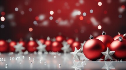 Christmas star background with large copyspace - stock photo