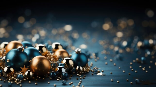 New Years Eve backgraound design with large copyspace - stock photo