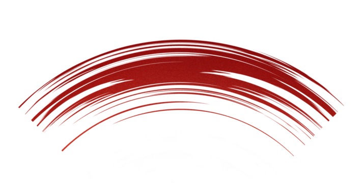 ブラシ_ライン_レッド