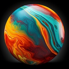 bright colour sphere