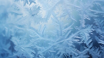 Abstract, artistic illustration  of frost forming on a window created by Generative AI
