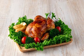 ローストチキン　 roast chicken