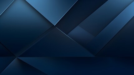 abstract blue background with triangles, Modern dark blue abstract background. Minimal. Color gradient. Banner with geometric shapes, lines, stripes and triangles.
