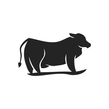 cow logo template Isolated. Brand Identity. Icon Abstract Vector graphic