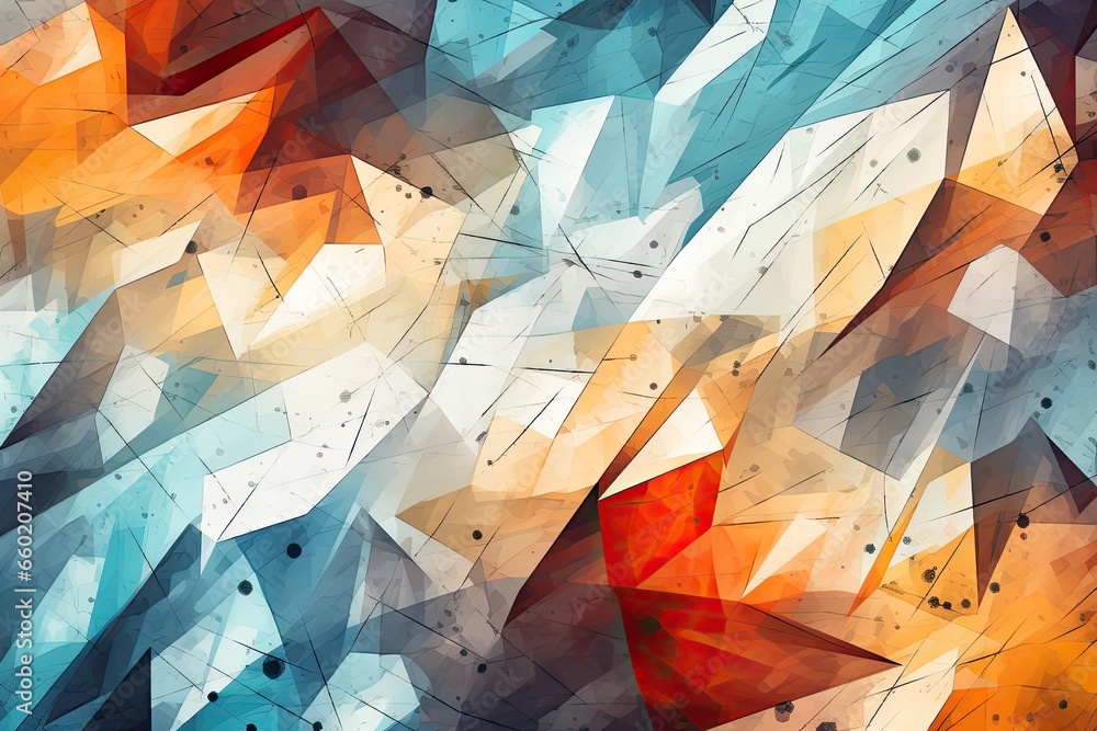 Poster abstract background for ppt: infusing creativity into your presentation, generative ai