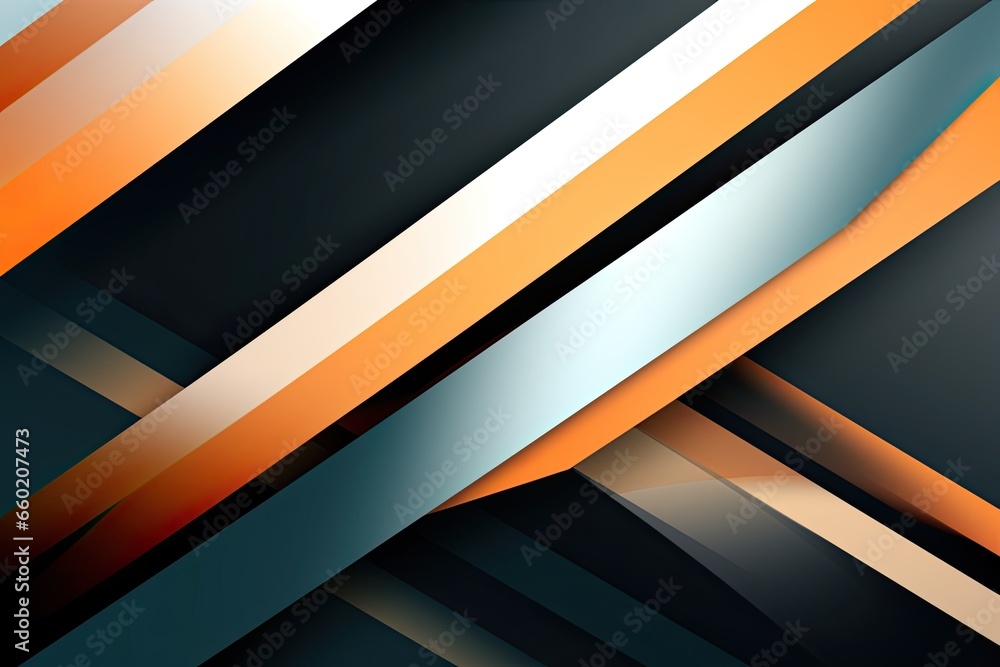 Poster abstract background for ppt: sleek and minimalistic presentation style, generative ai