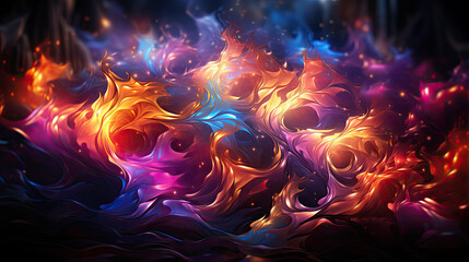 Fototapeta na wymiar beautiful fractal background