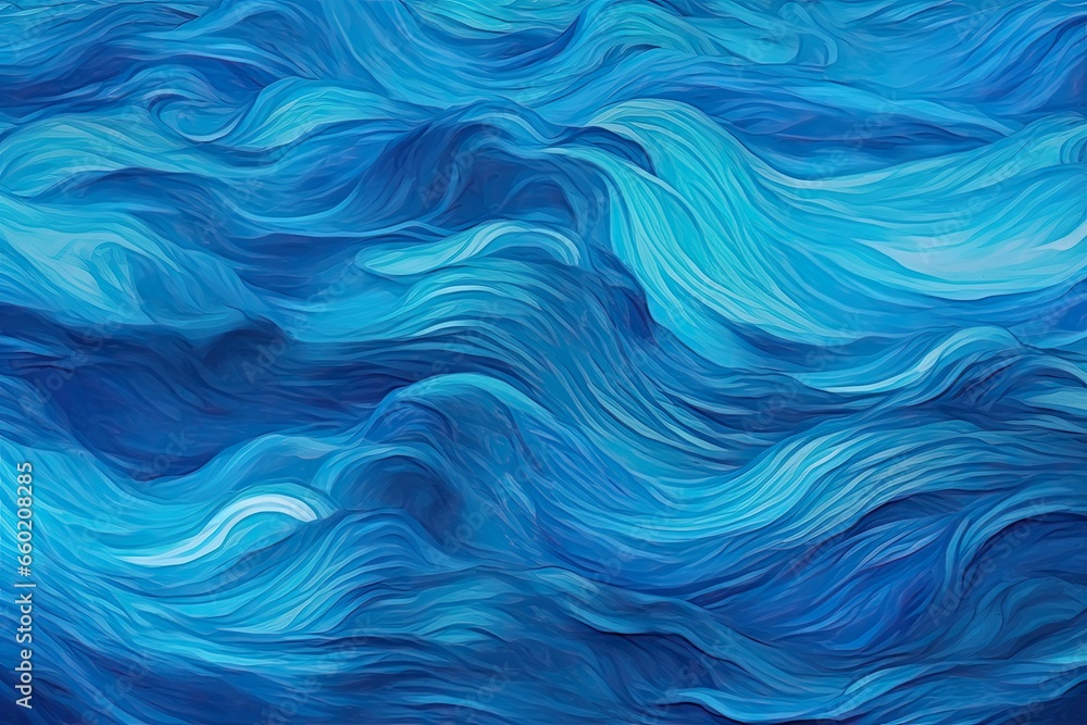 Poster abstract blue texture background: tranquil waves of a lake - captivating visual for your design proj