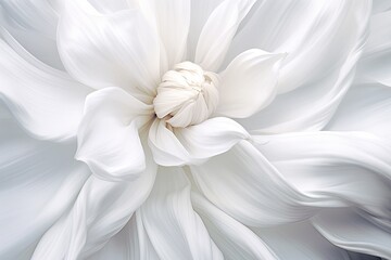 Abstract White Background: A Serene Canvas of Pure Beauty, generative AI