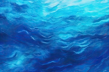 Fototapeta premium Blue Abstract Background: Tranquil Ocean-Inspired Shades of Peacefulness, generative AI