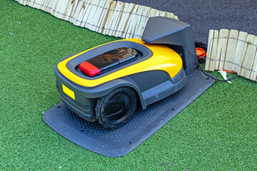 Lawn mower autonomous robot