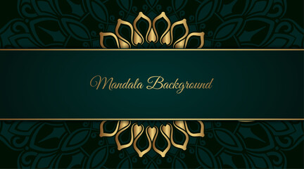 Luxury background  with mandala ornament
