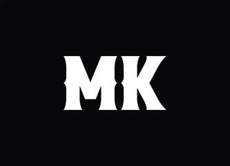 mk letter logo, monogram logo, smart logo, mk stylish logo, mk trending logo