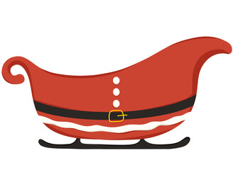 Santa Claus&rsquo;s sleigh full of presents