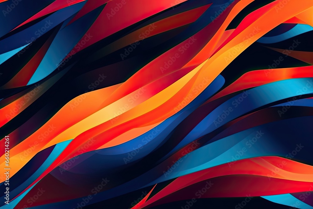 Poster sport abstract background: dynamic lines symbolizing motion and speed, generative ai