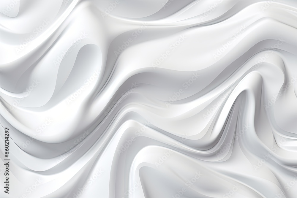 Poster White Abstract Background: Subtle Changes in Tone for Depth and Volume, generative AI