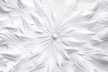 White Abstract Background: Radiating the Serenity of a Snow-Covered Landscape, generative AI