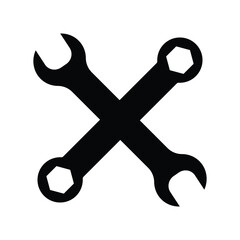 Wrench icon design, illustration design