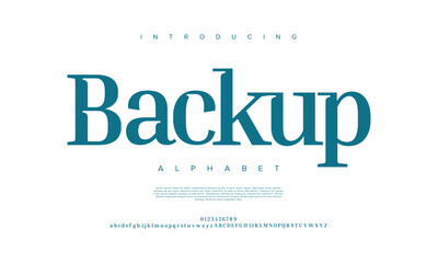 Backup premium luxury elegant alphabet letters and numbers. Elegant wedding typography classic serif font decorative vintage retro. Creative vector illustration