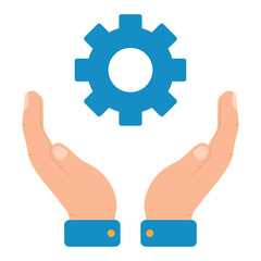 Vector illustration of servise. Colored vector for website design .Simple design on transparent background (PNG).